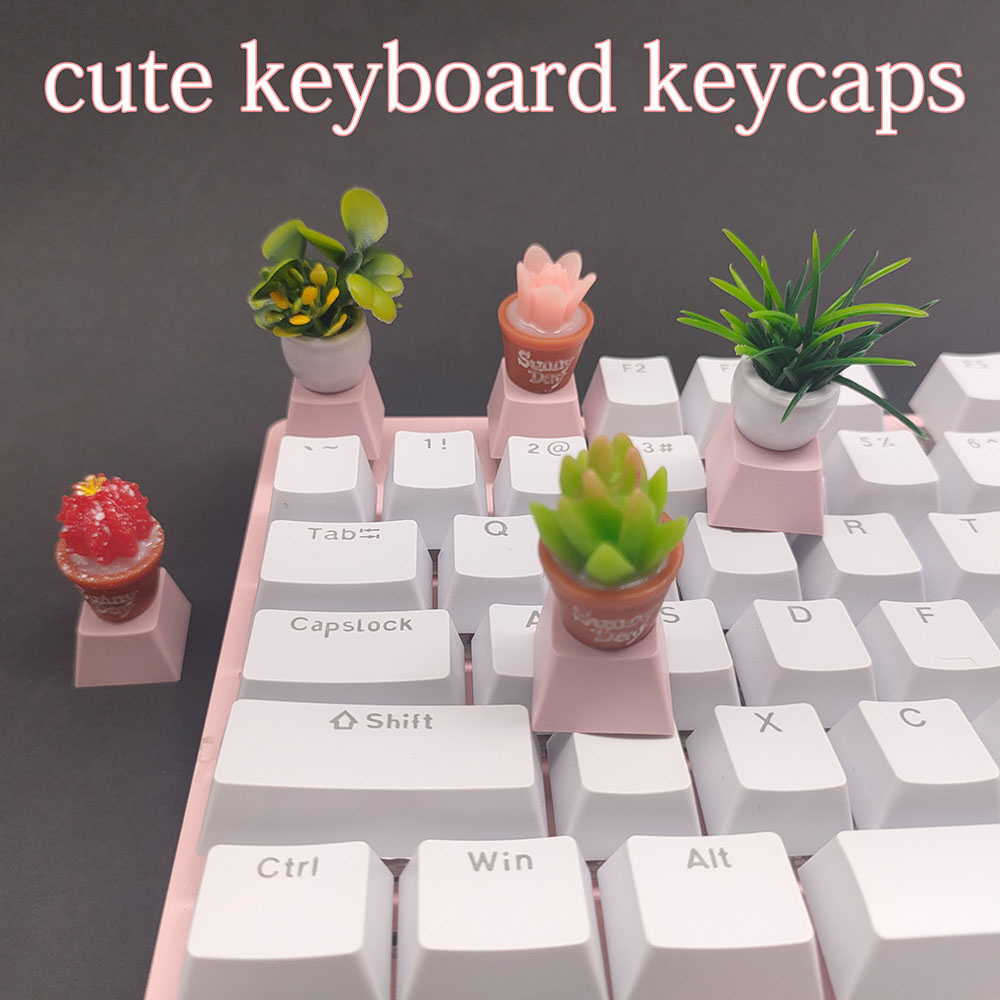 Gaming Accessories Kawaii - كاي كابس مظهر كرزي شخصي PBT