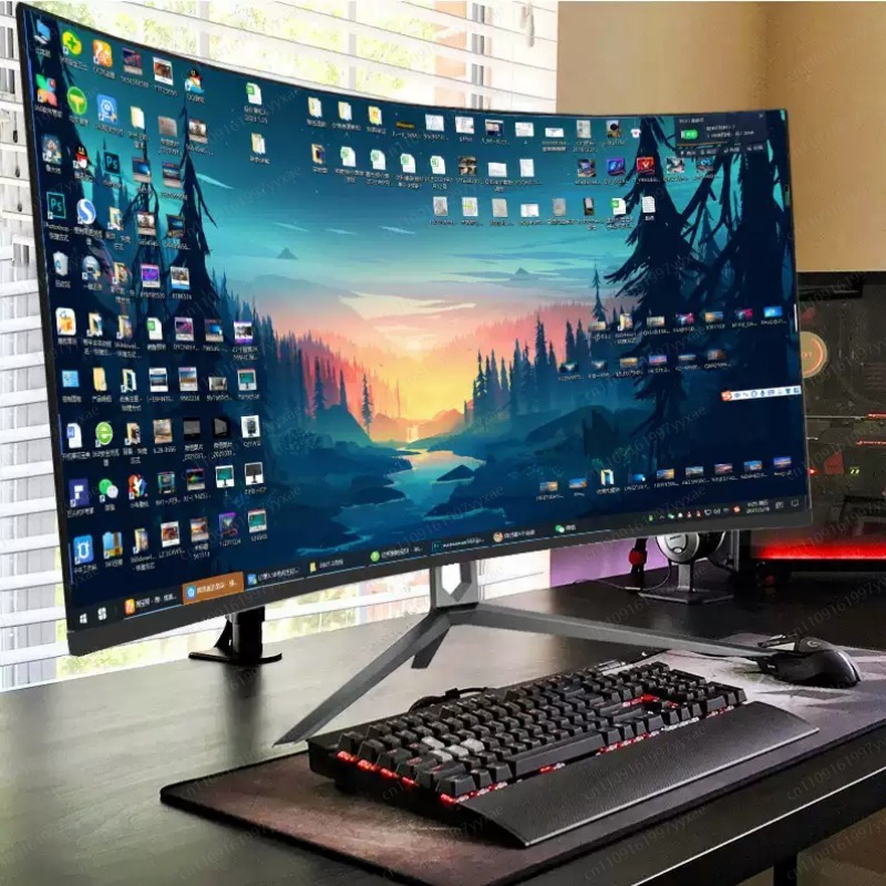 Monitor 144Hz 27Inch - شاشة ألعاب منحنية 27 بوصة بدقة