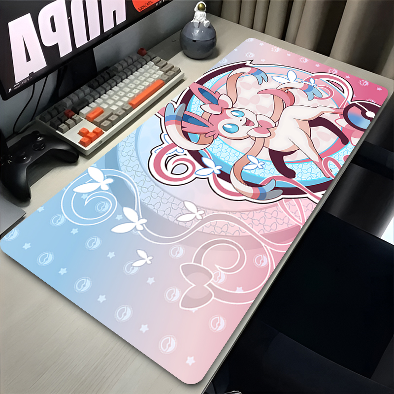 Gaming Accessories Kawaii - لوحة ماوس كبيرة وردية اللون XXL