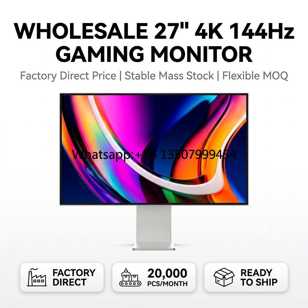 Monitor 144Hz 27Inch - شاشة ألعاب 27 بوصة بدقة 4K