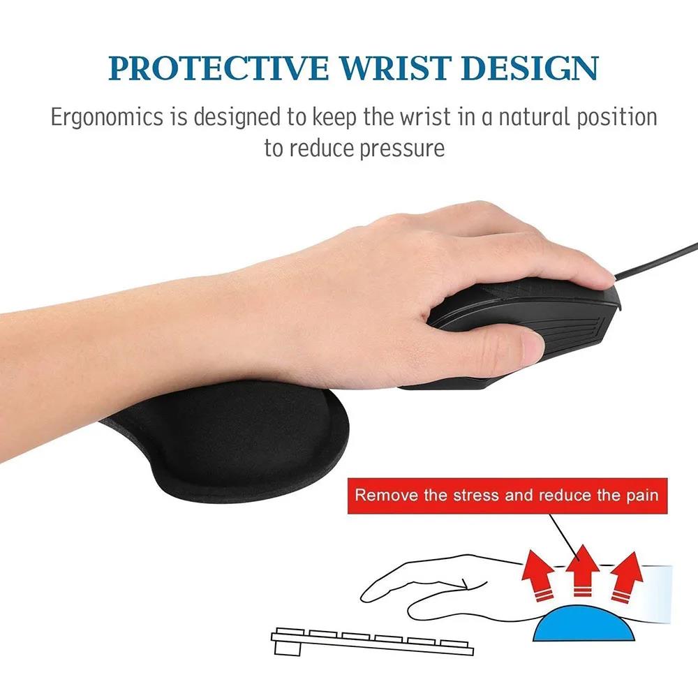 وسادة مسند المعصم للوحة المفات - مراجعة Wrist Rest Ergonomic وسعره