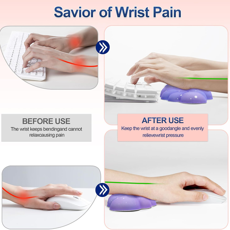 مجموعة مسند المعصم للوحة المفا - مراجعة Wrist Rest Ergonomic وسعره