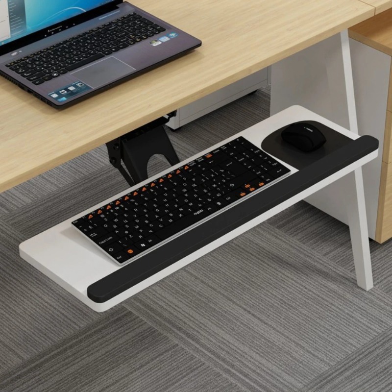 درج لوحة مفاتيح منزلق تحت المك - مراجعة Wrist Rest Ergonomic وسعره