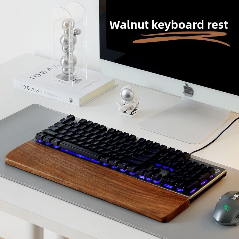 لوحة المفاتيح الخشبية الصلبة م - مراجعة Wrist Rest Ergonomic وسعره