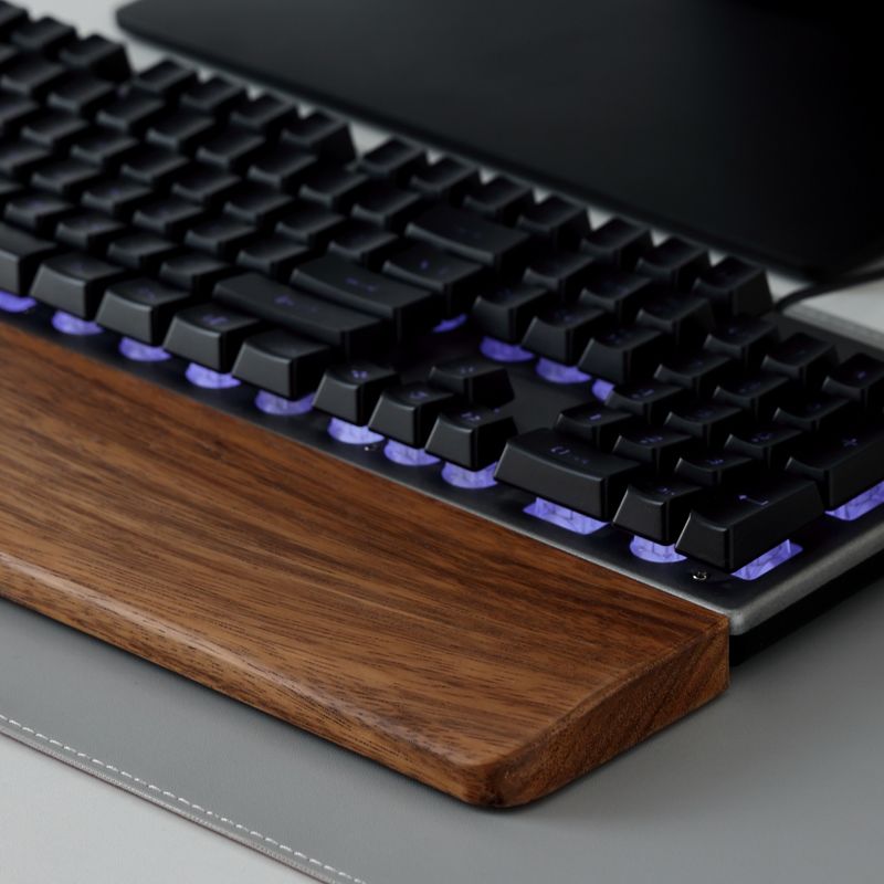 لوحة المفاتيح الخشبية الصلبة م - مراجعة Wrist Rest Ergonomic وسعره