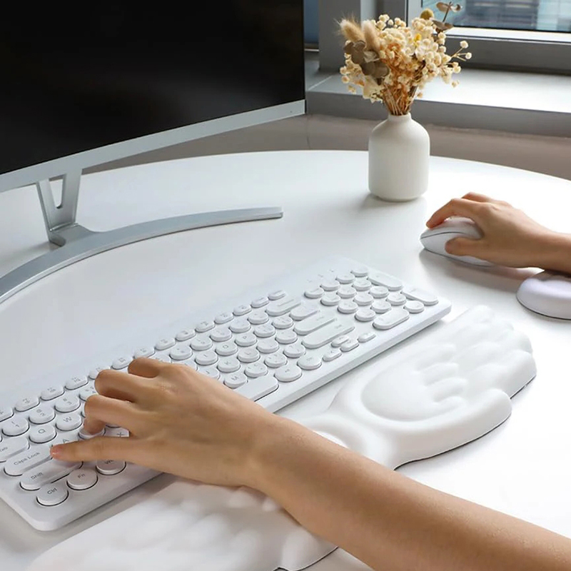 لوحة المفاتيح الماوس مسند المع - مراجعة Wrist Rest Ergonomic وسعره