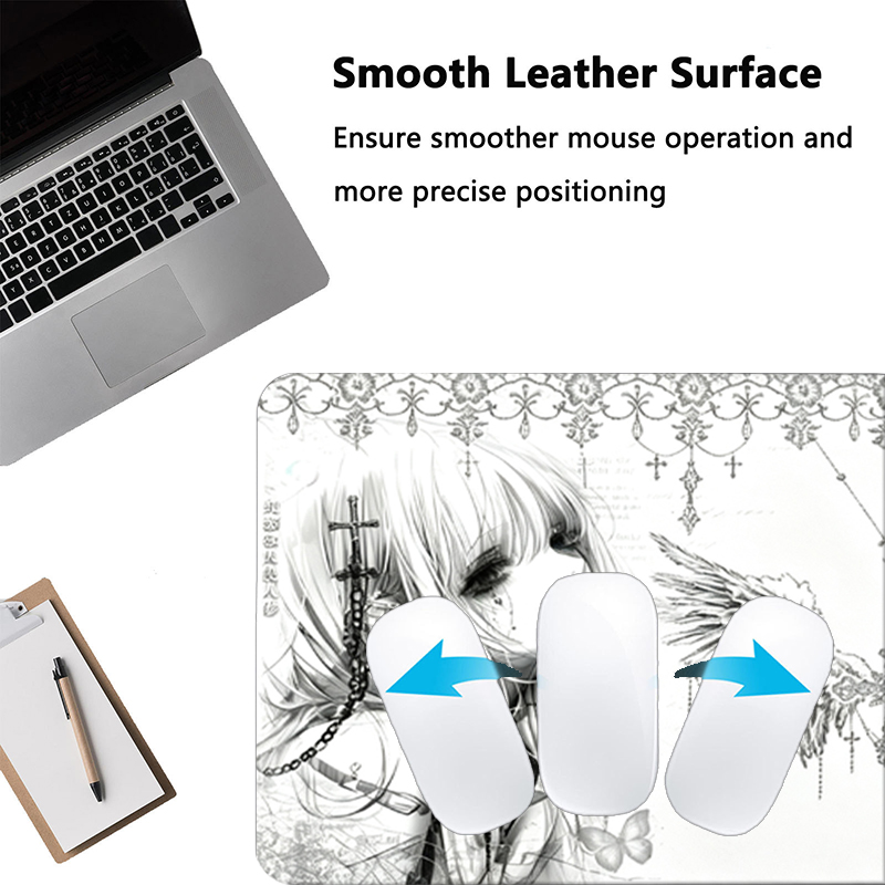 لوحة ماوس جلدية سوداء وبيضاء ب - مراجعة Gaming Accessories Setup وسعره