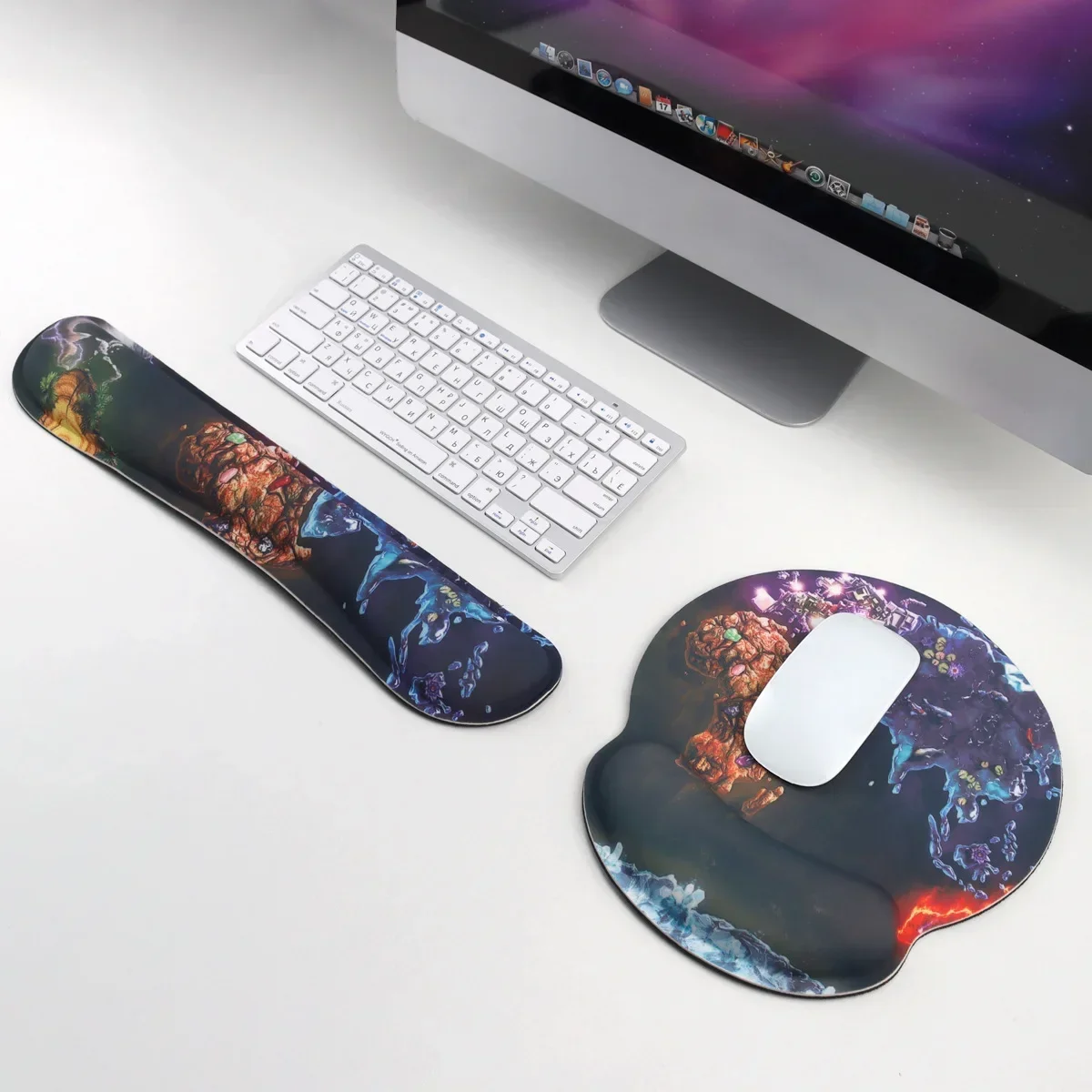 لوحة ماوس مانعة الانزلاق مع قا - مراجعة Wrist Rest Ergonomic وسعره