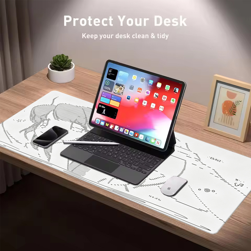 لوحة ماوس جلدية كبيرة بتصميم أ - مراجعة Gaming Accessories Setup وسعره