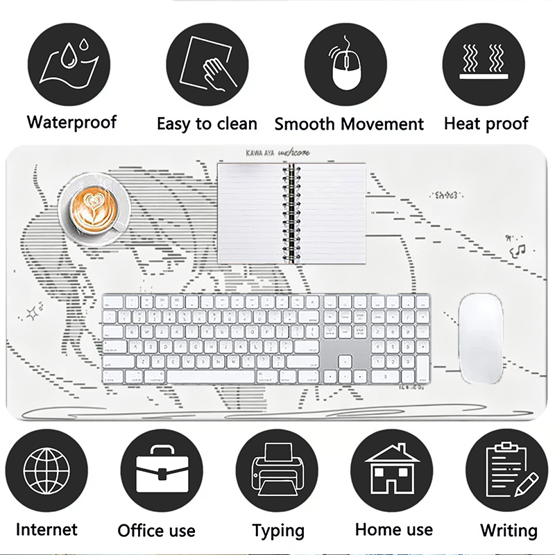 لوحة ماوس جلدية كبيرة بتصميم أ - مراجعة Gaming Accessories Setup وسعره